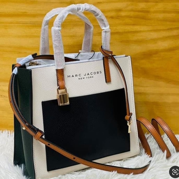 Marc Jacobs Grind Mini Tote Crossbody Colorblock - Picture 2 of 6